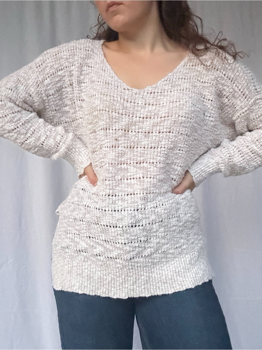 American Eagle Open Knit Lightweight Sweater – S/P Swimsuit Coverup
